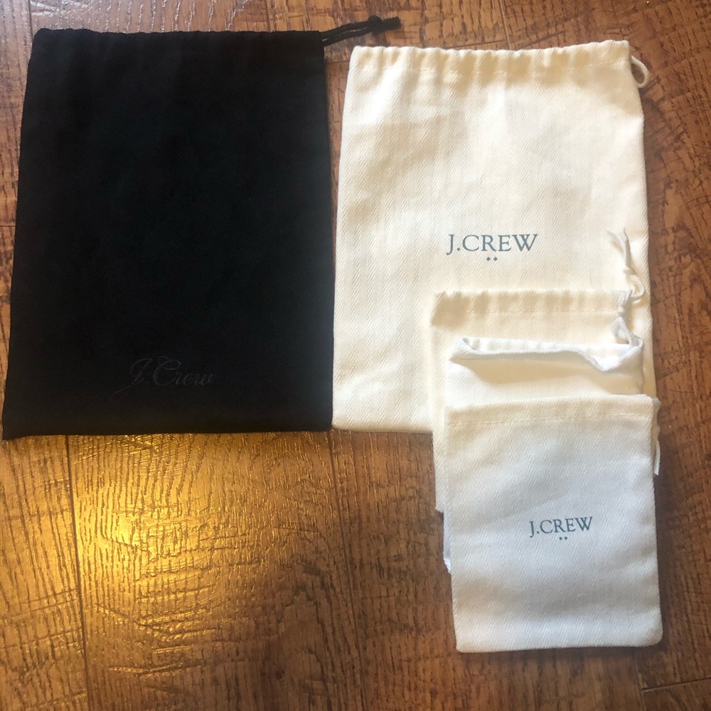 5 j crew jewelry bags